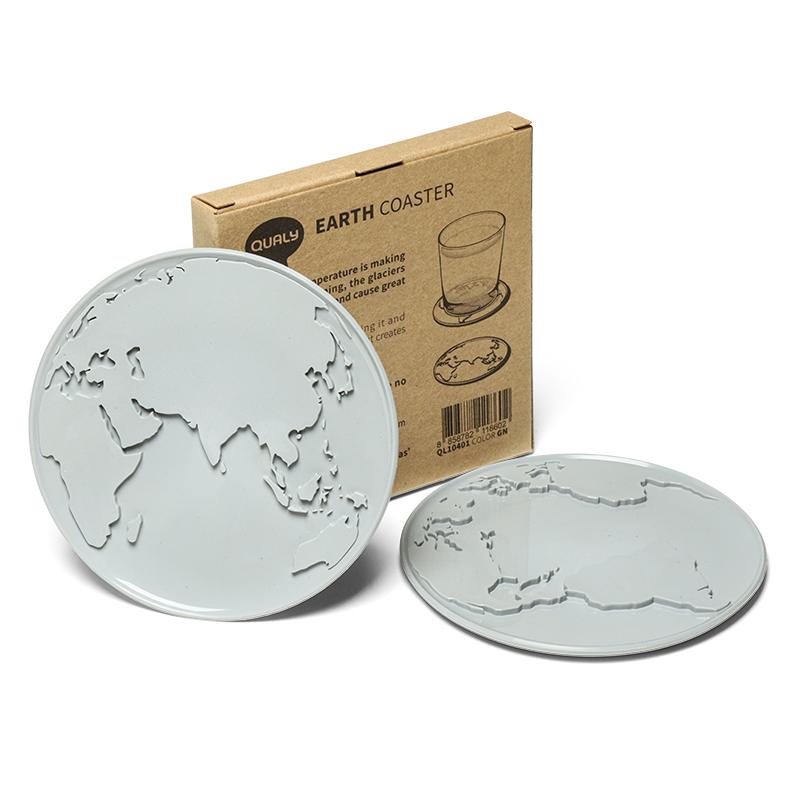 Earth onderzetters - set v. 2 | Qualy - de inKijk