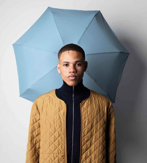 Compacte paraplu - poederblauw | Anatole
