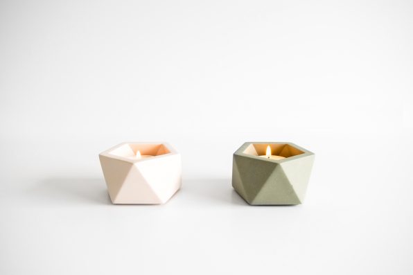 Vand theelicht- en luchtplanthouder - Ø 4,7 cm - millennial pink | House Raccoon - de inKijk