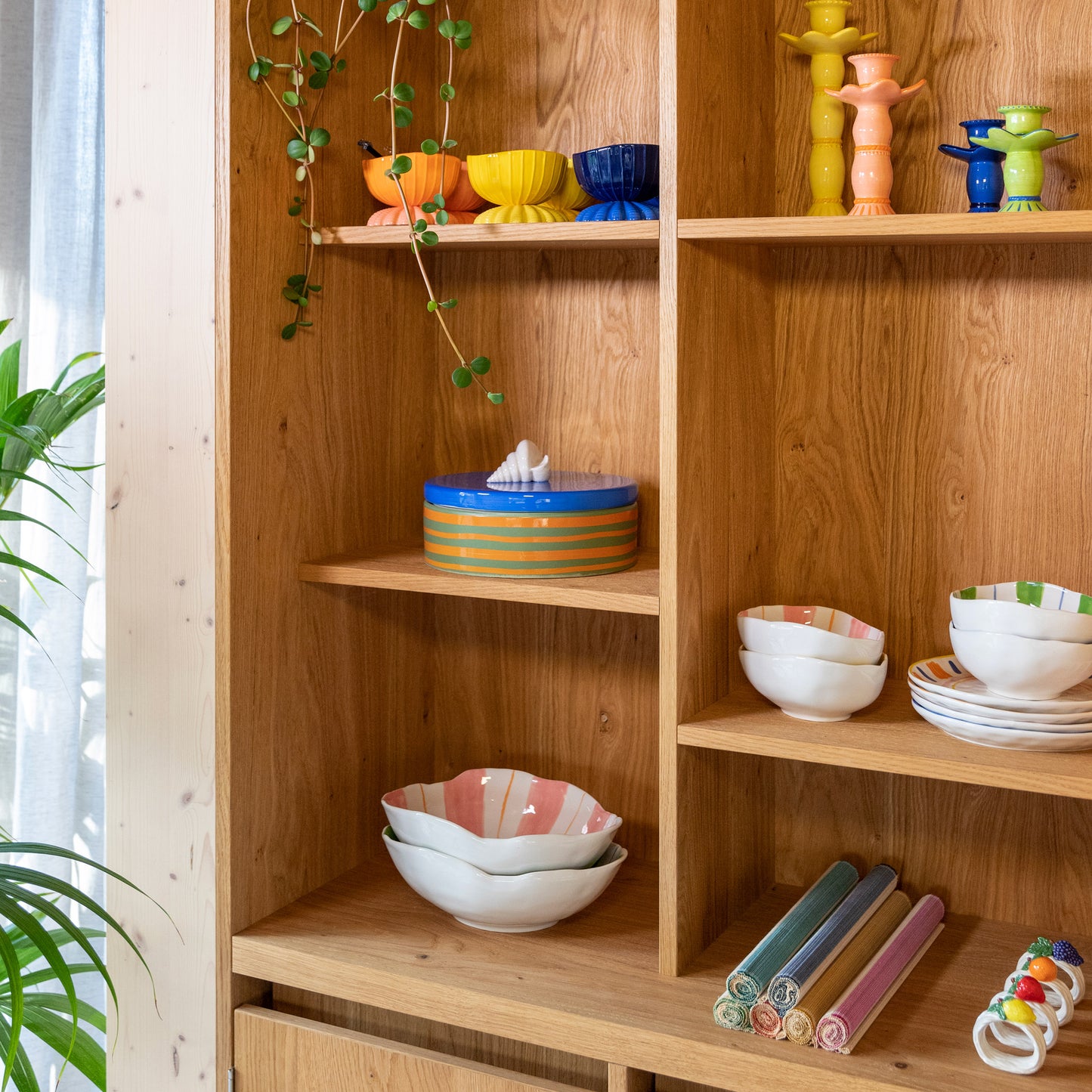 Candle Holder - Blue | &Klevering - de inKijk