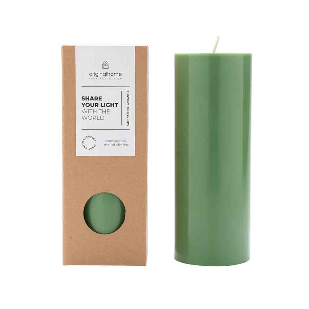 Pillar candle - matcha | Original Home - de inKijk