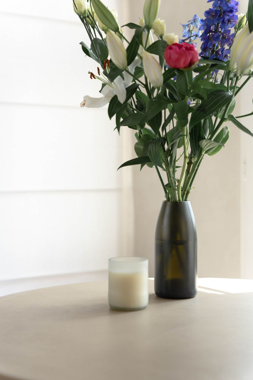 Vaas upcycled - champagne | IWAS
