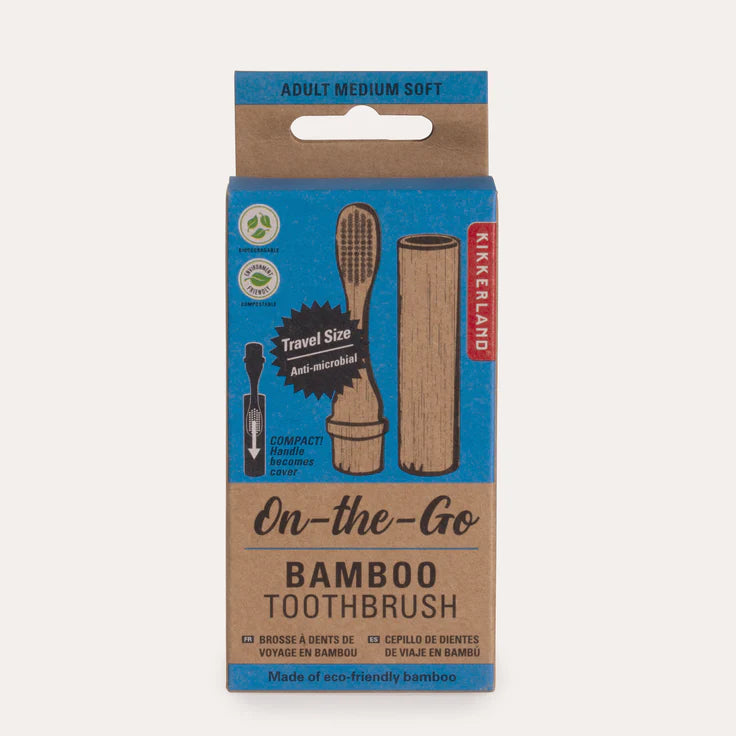 On-the-go bamboe tandenborstel | Kikkerland