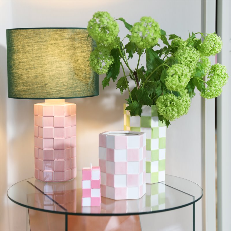 Lamp check pink | &Klevering - de inKijk