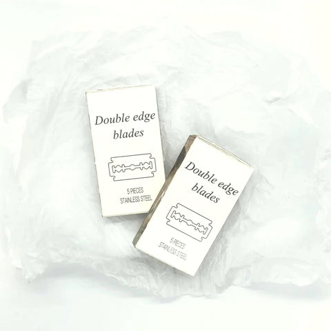 Dubbelzijdige Scheermesjes rvs - 5 stuks | Wondr Care - de inKijk