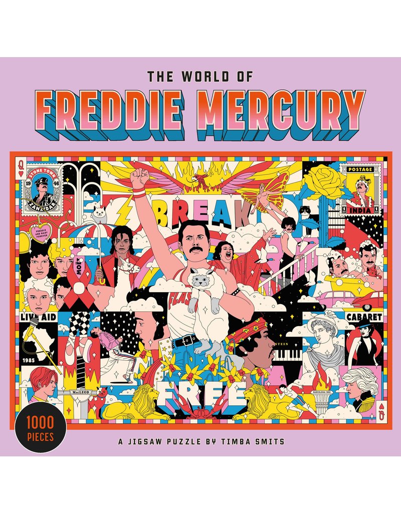 The World of Freddie Mercury puzzel | BISpublishers - de inKijk