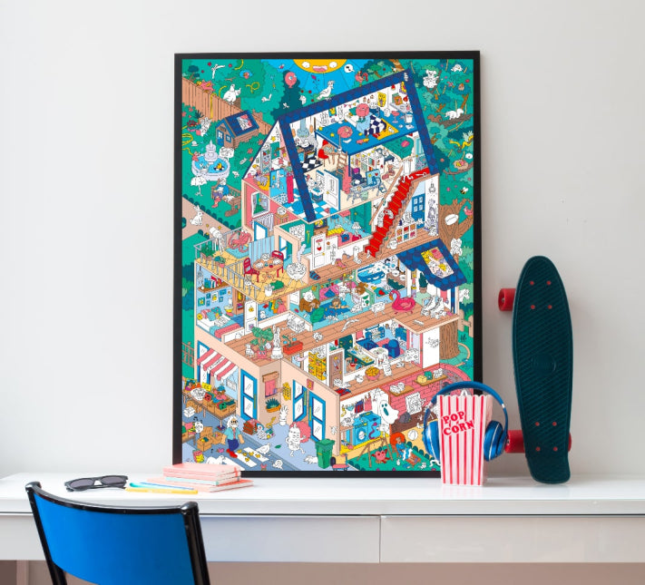 Home - Sticker Poster | Omy - de inKijk