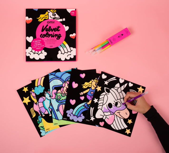 Velvet Coloring - Lily | Omy - de inKijk