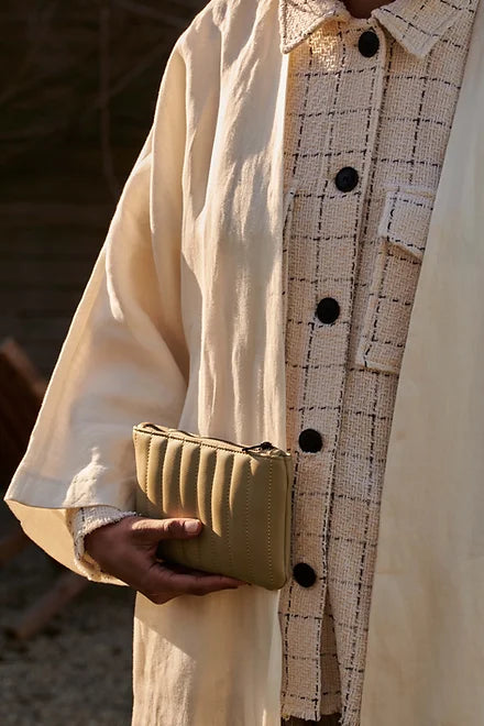 Michi wallet - pistachio | Monk & Anna - de inKijk