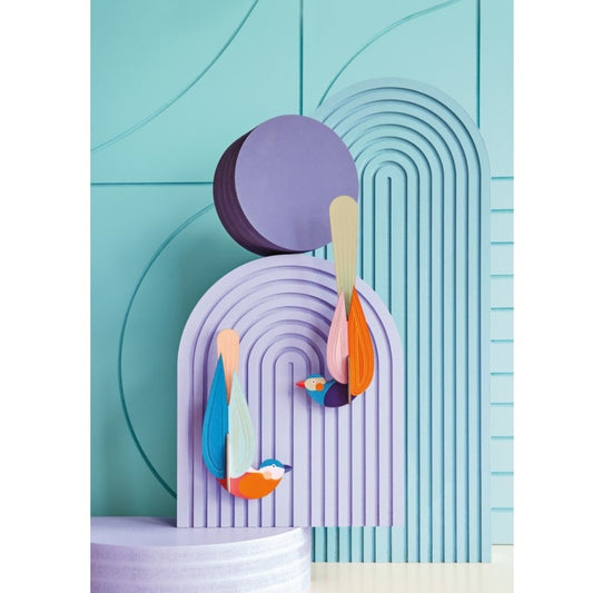 Muna paradise birds - muurdecoratie | Studio Roof - de inKijk