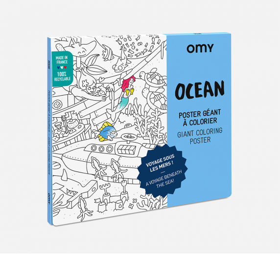 Ocean - Giant coloring poster | Omy