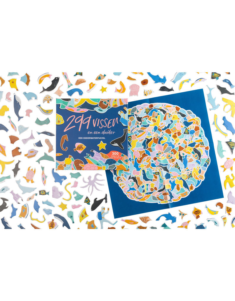 299 vissen (en een duiker): een onderwaterpuzzel | BISpublishers