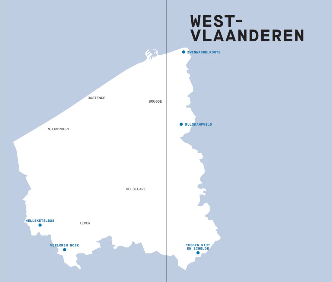 De kleine wandelgids: 25 bijzondere routes in Vlaanderen | Luster