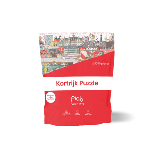 KORTRIJK puzzel | Puzzle in a bag