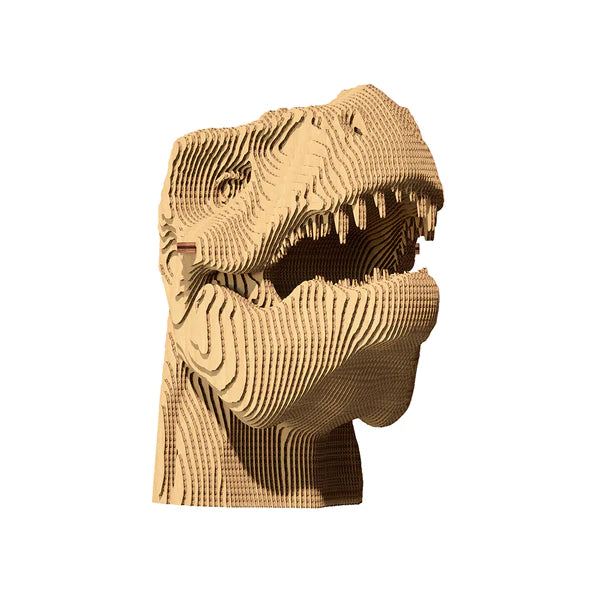 3D Cardboard Sculpture Puzzle - T-rex | Cartonic