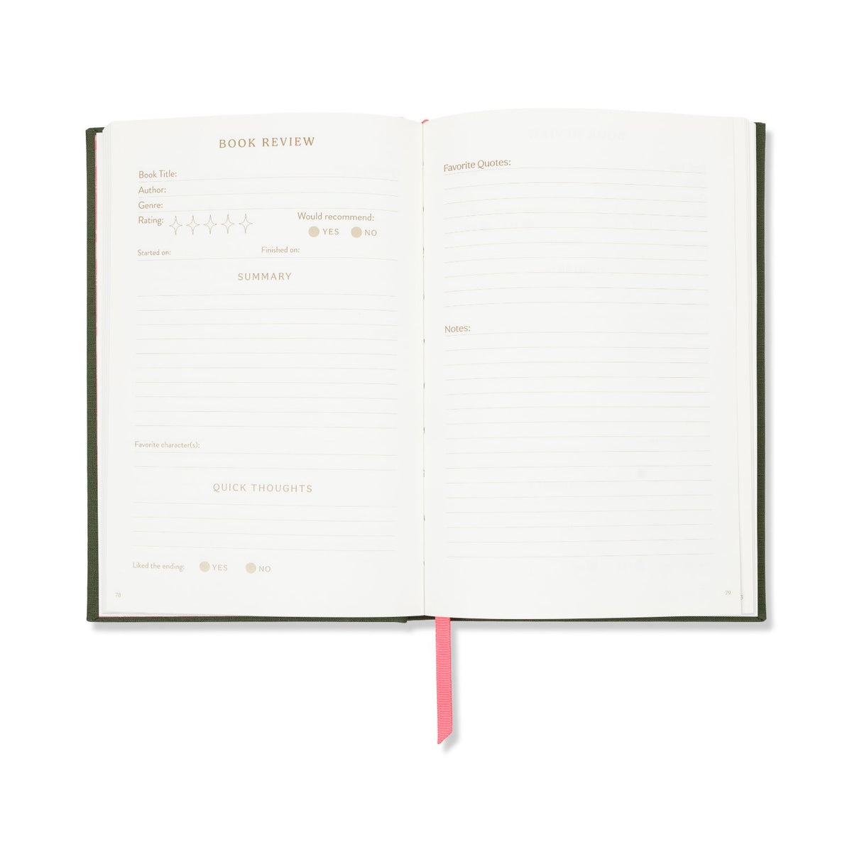 Vintage book - inspired journal - What happens in book club | Designworks Ink