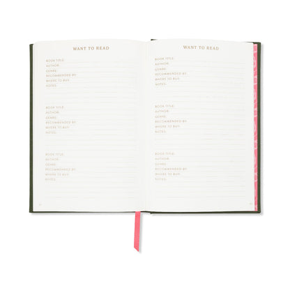 Vintage book - inspired journal - What happens in book club | Designworks Ink