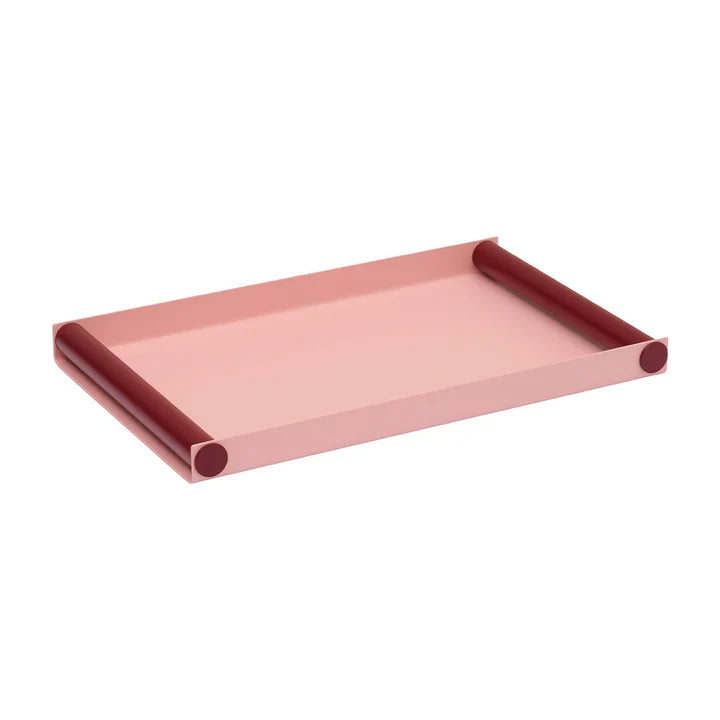 Ray Tray Large - Pink /  Burgundy | Design Letters