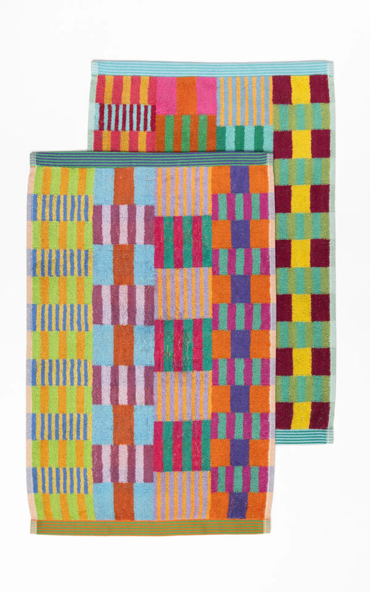 Guest towel duo - #102 - tulip quilt | Foekje Fleur