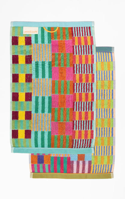 Guest towel duo - #102 - tulip quilt | Foekje Fleur