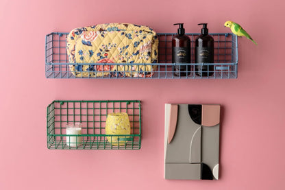 Wire shelf medium - marine blue | Kalager Design - de inKijk