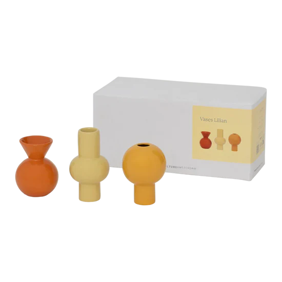 Mini Vases Lilian - Set of 3 | Urban Nature Culture