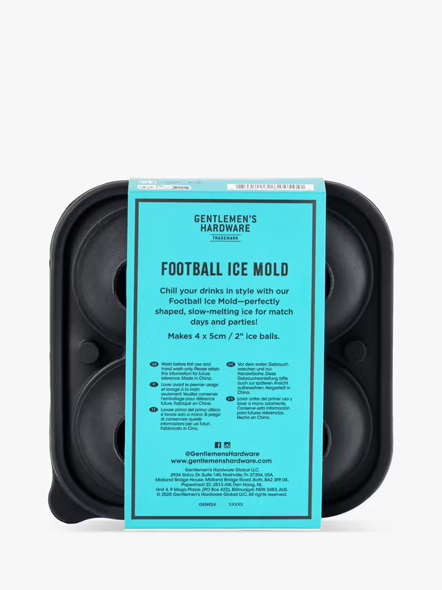 Football Ice Mould | Gentlemen's hardware