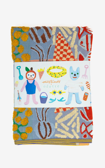 Beach towel - edition 119 - Odette's day at the beach| Foekje Fleur