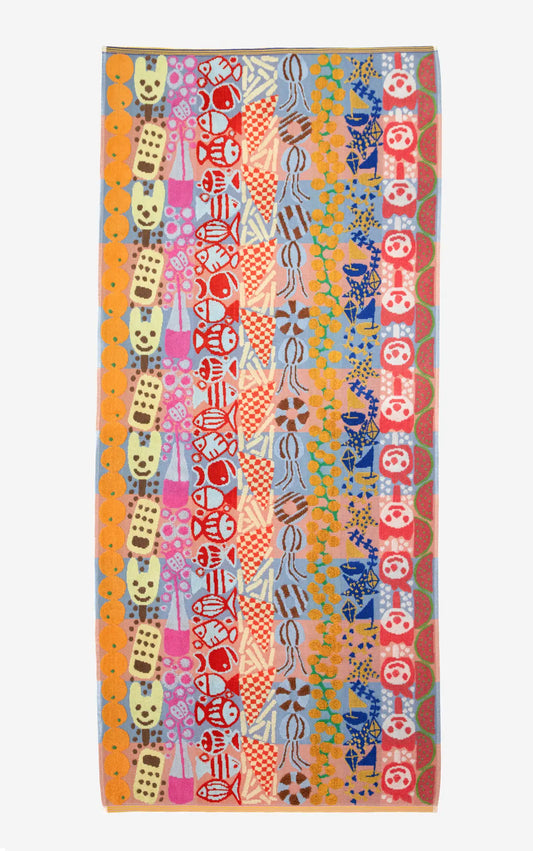 Beach towel - edition 119 - Odette's day at the beach| Foekje Fleur