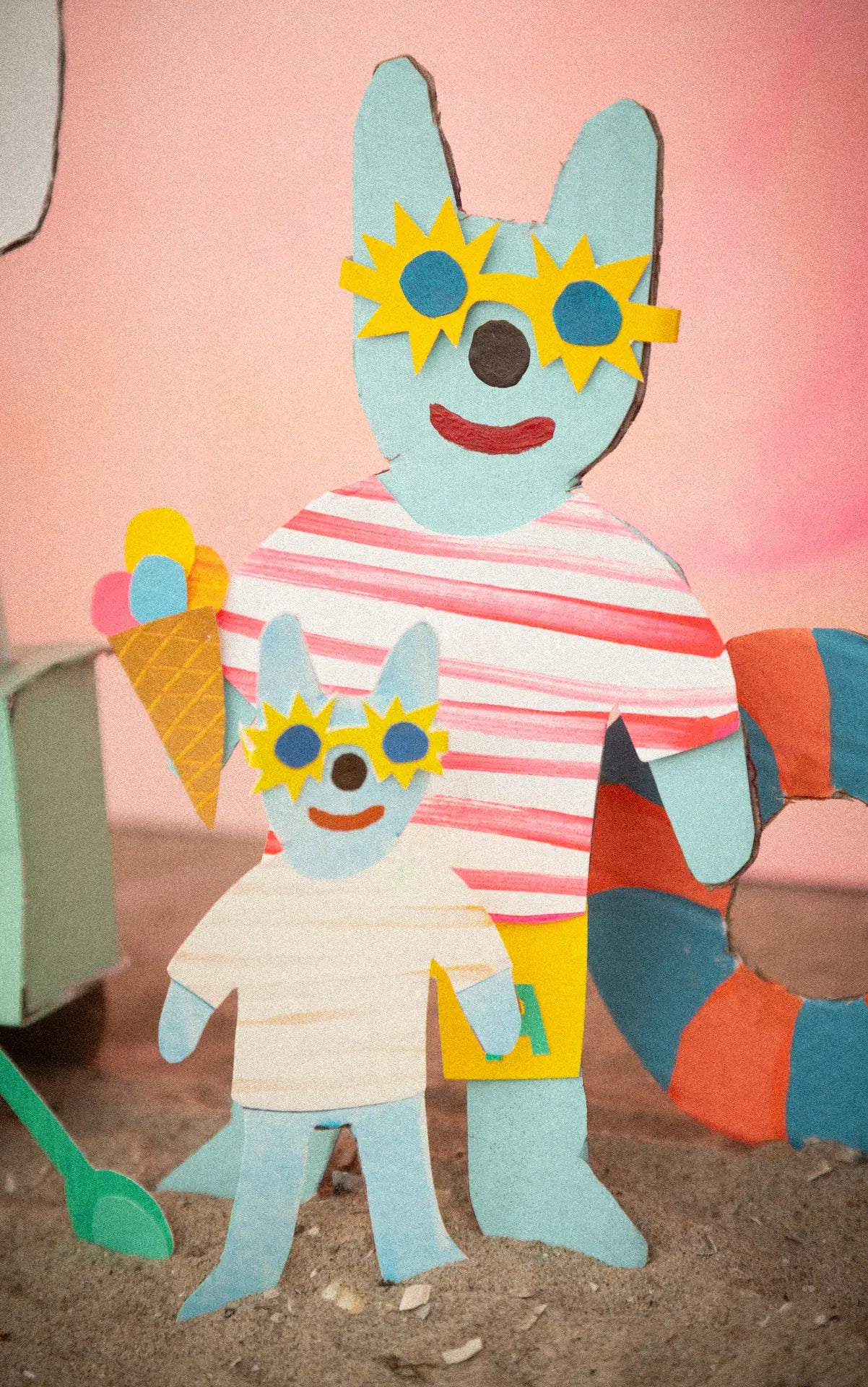 Beach towel - edition 119 - Odette's day at the beach| Foekje Fleur