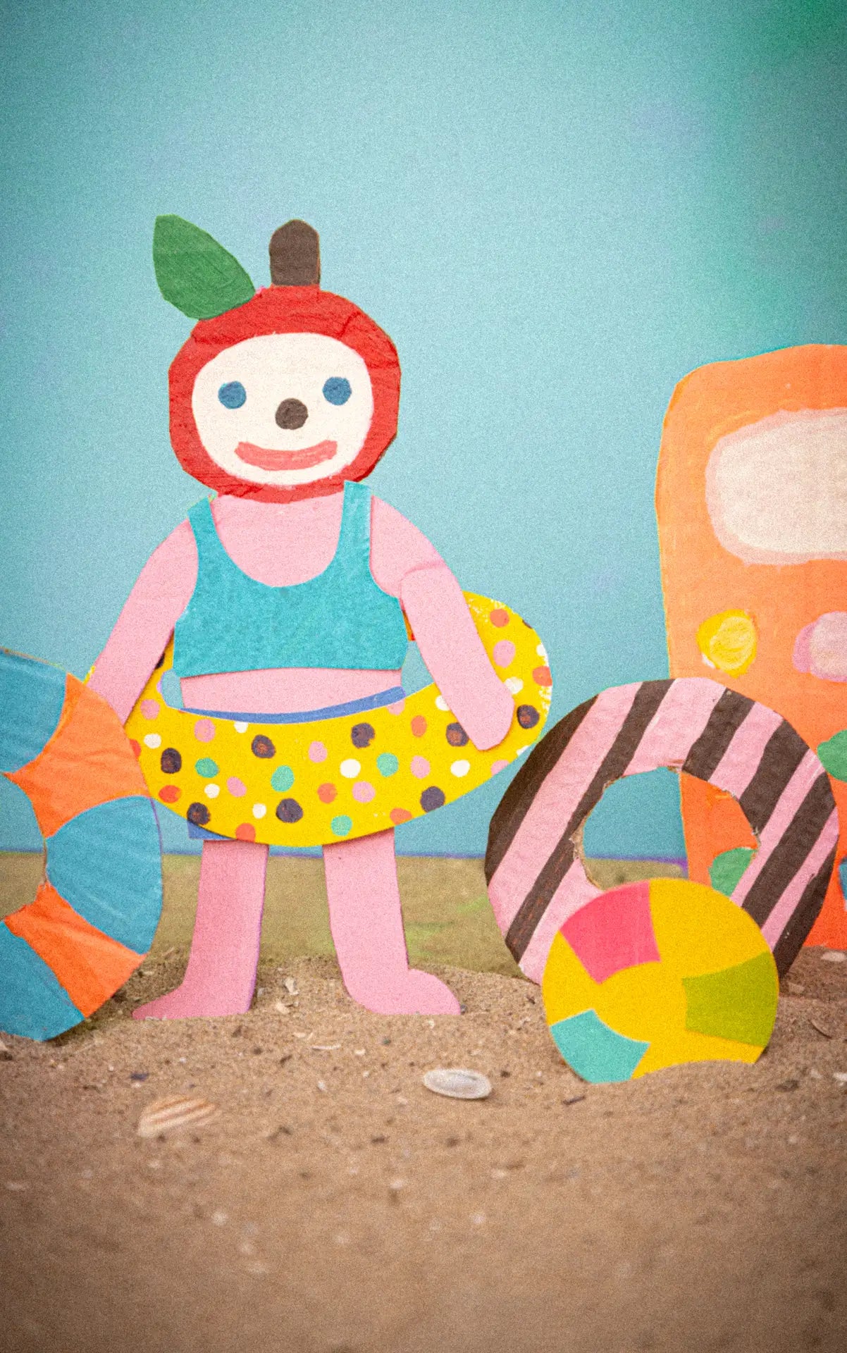 Beach towel - edition 119 - Odette's day at the beach| Foekje Fleur