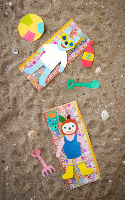 Beach towel - edition 119 - Odette's day at the beach| Foekje Fleur
