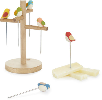 Birdie Snack Forks - set van 6 | Balvi