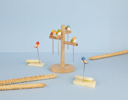Birdie Snack Forks - set van 6 | Balvi