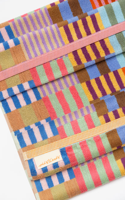 Bath towel - edition 123 - tulip quilt M | Foekje Fleur