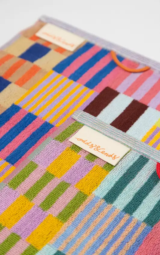 Guest towel duo - edition 124 - tulip quilt | Foekje Fleur