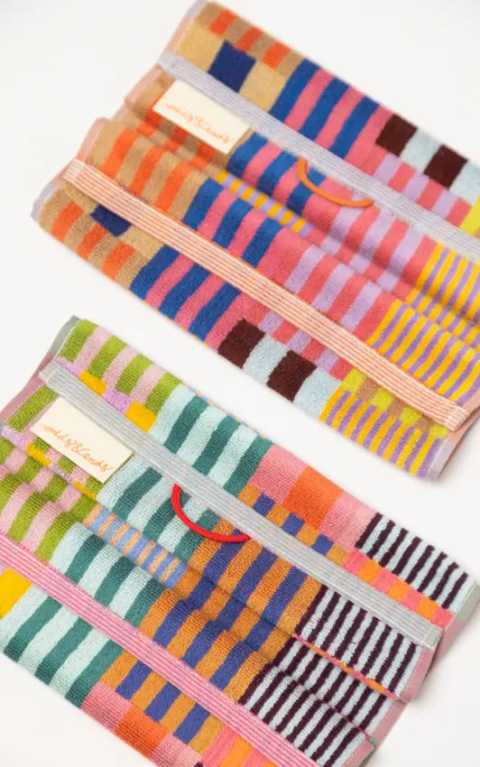 Guest towel duo - edition 124 - tulip quilt | Foekje Fleur