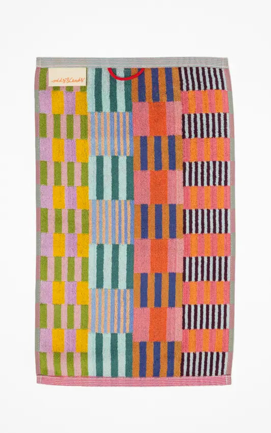 Guest towel duo - edition 124 - tulip quilt | Foekje Fleur