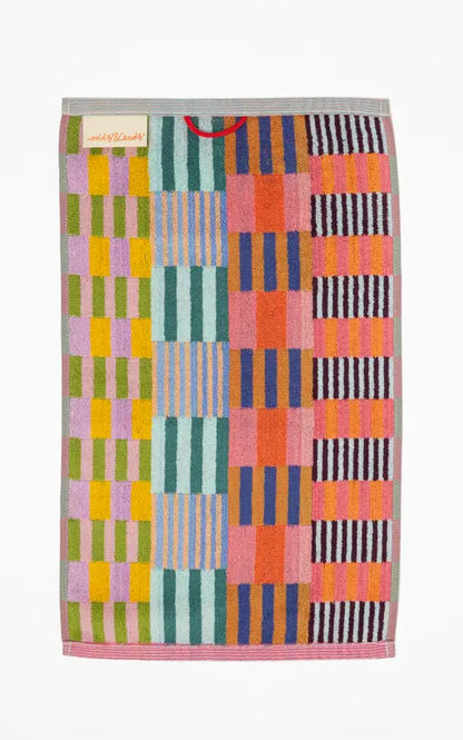 Guest towel duo - edition 124 - tulip quilt | Foekje Fleur