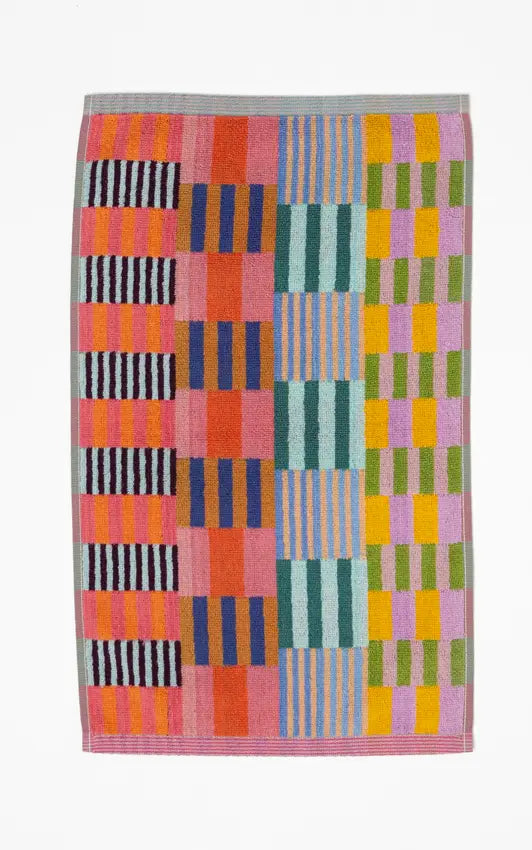 Guest towel duo - edition 124 - tulip quilt | Foekje Fleur