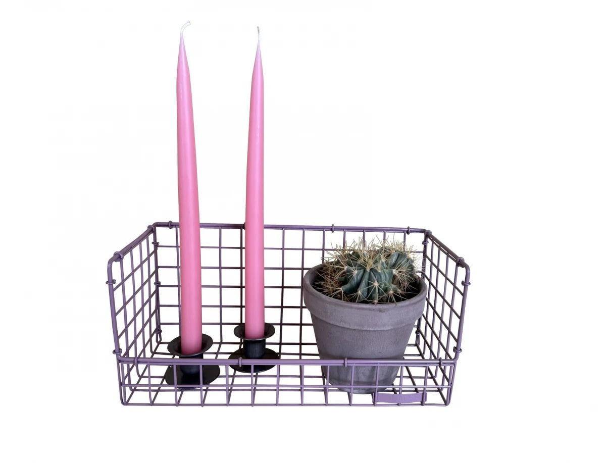 Wire shelf medium - pink | Kalager Design - de inKijk