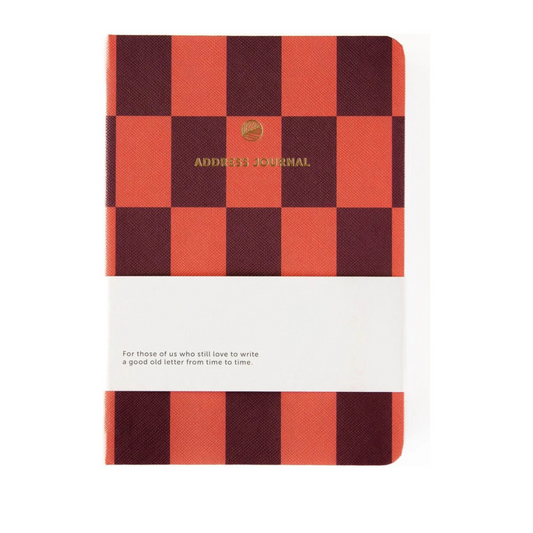 Address Book - Checkered | A-Journal