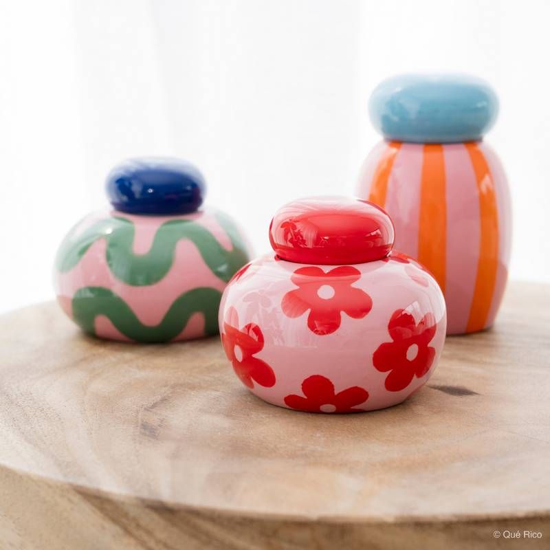 Storage Jar Simona - Set van 3 | Que Rico