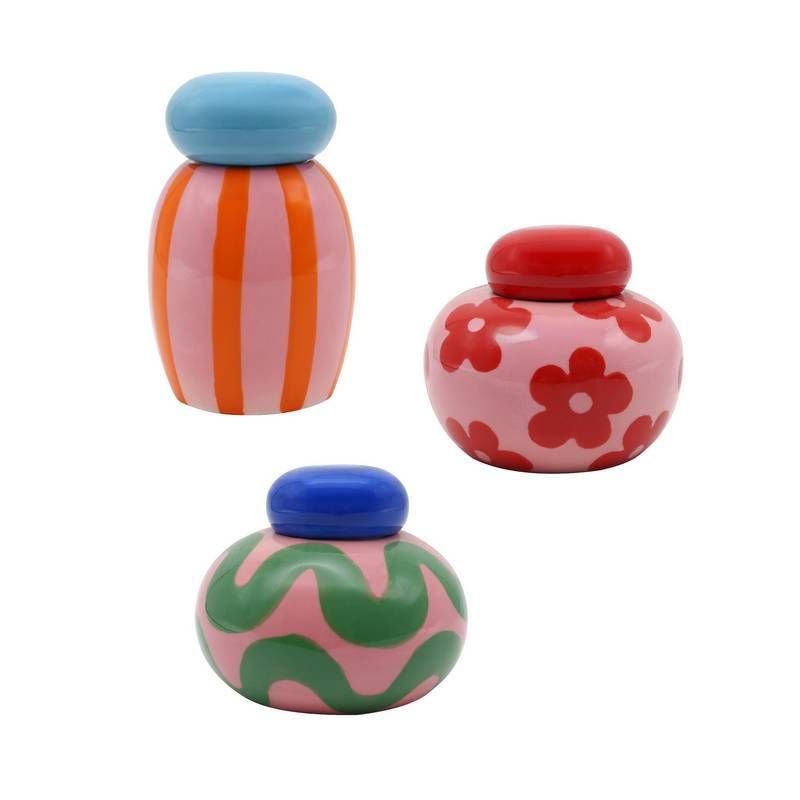 Storage Jar Simona - Set van 3 | Que Rico