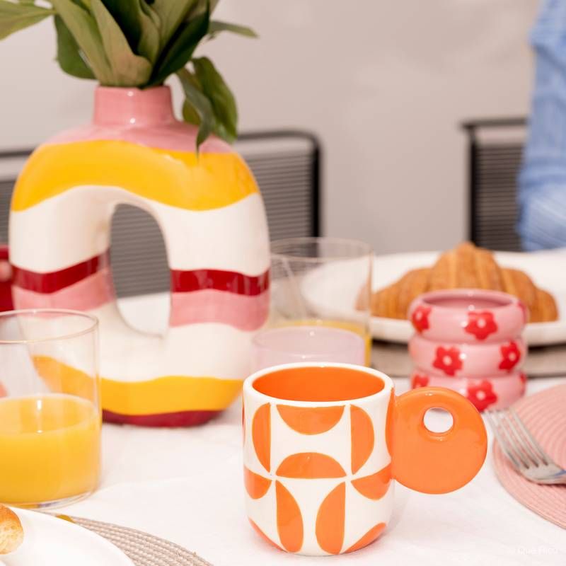 Mug Leonor - Groovy Grids | Que Rico