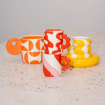 Mug Leonor - Groovy Grids | Que Rico