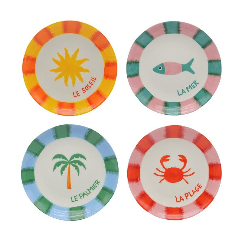 Dessert Plate Diego - Summer - Per stuk | Que Rico