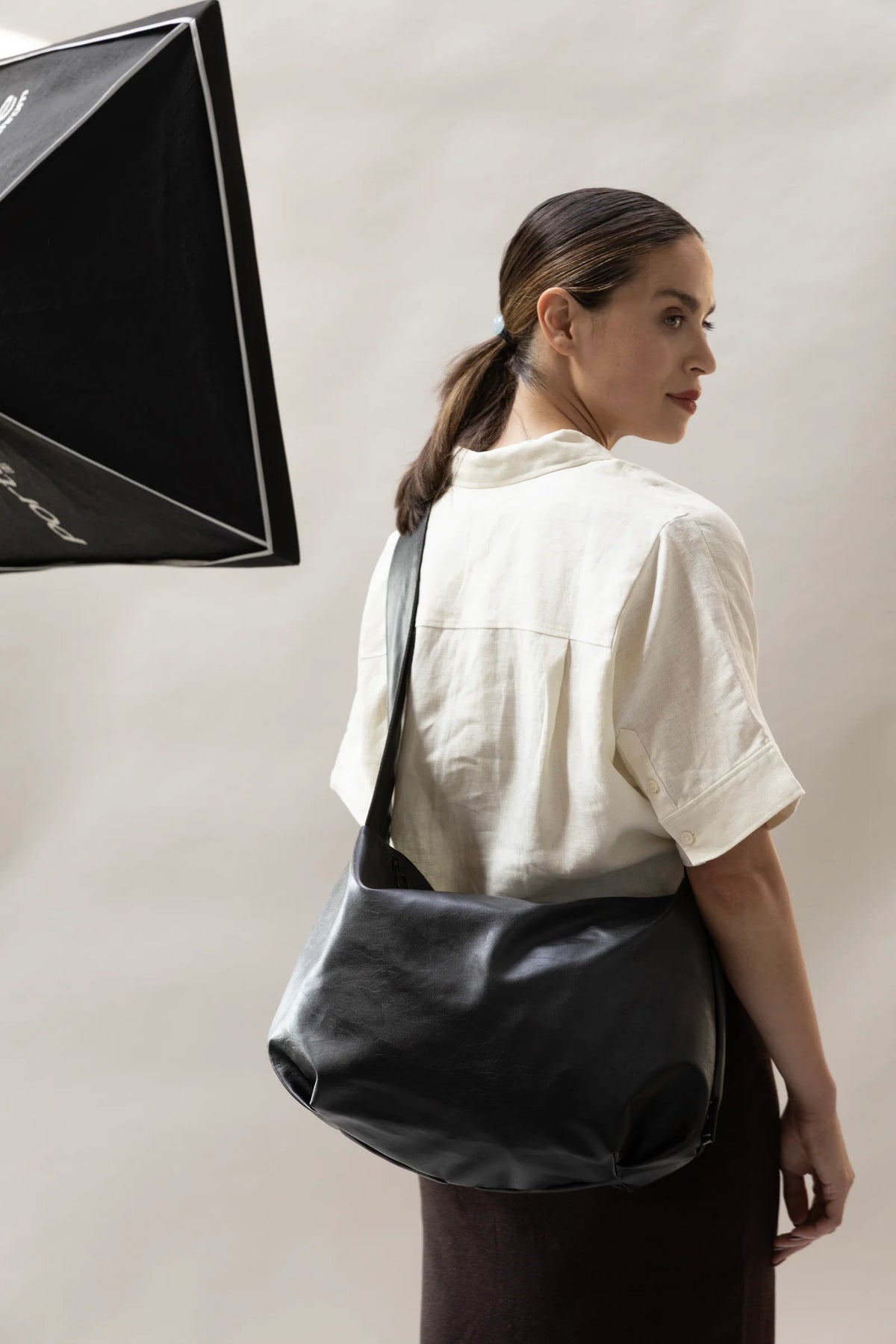 Lot Bold Cross Body - Black | Tinne + Mia