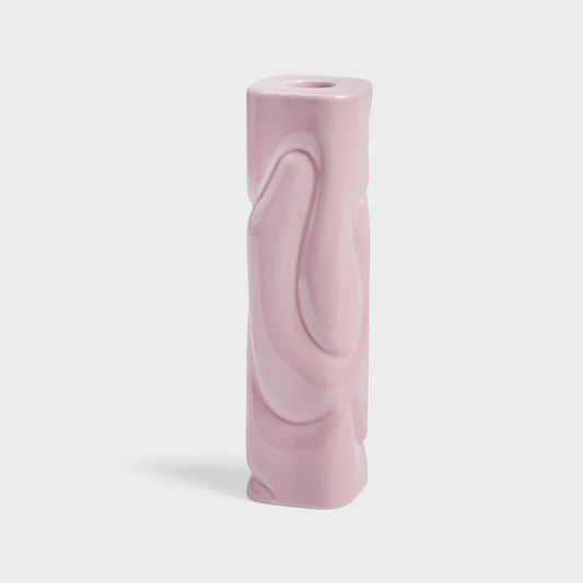 Kaarsenhouder Puffy - Pink | &Klevering