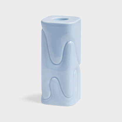 Kaarsenhouder Puffy - Light Blue | &Klevering - de inKijk